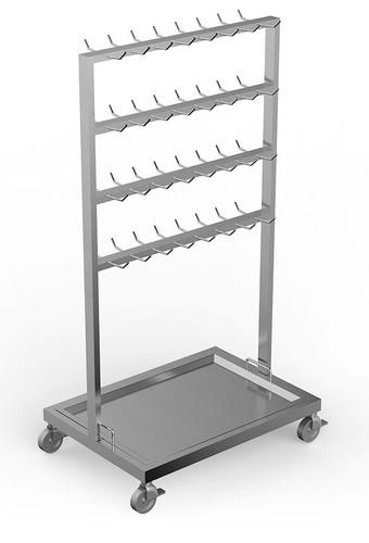 ترالی گاز شمار استیل اتاق عمل