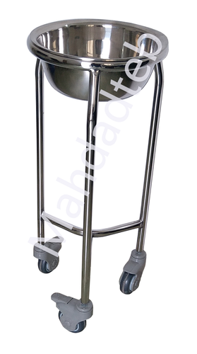 ترالی لگن تک خانه استیل ، ترالی برس اسکراب - کد -MHT42-1