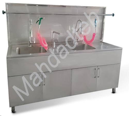 سینک سه مرحله ای بیمارستانی - کد MHT13-3