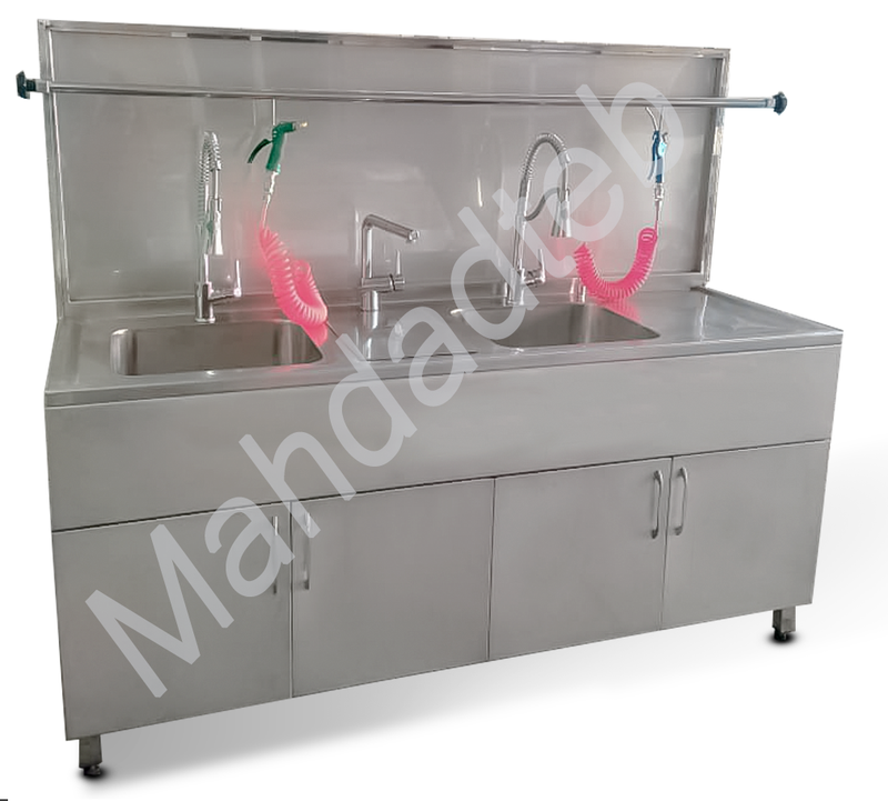 سینک سه مرحله ای بیمارستانی - کد MHT13-3