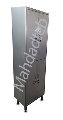 کمد استیل اتاق تمیز لباس و ملزومات چهارخانه کد MHT91-1