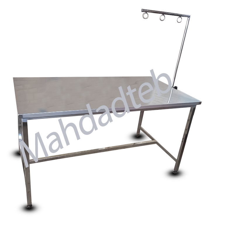 میز آرایش دام تمام استیل - کد MHT85