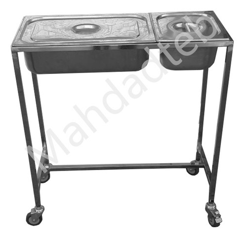 ترالی استیل حمل ابزار جراحی ، ترولی ضد عفونی - کد MHT29