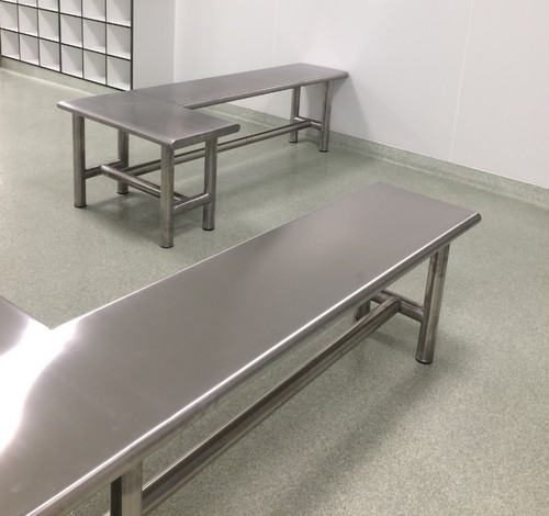 بنچ استیل ساده