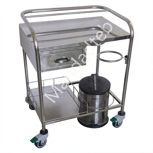 ترالی پانسمان استیل تک کشو